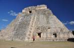Templo do Adivinho, nas ruínas mayas de Uxmal, no Yucatán, sul do México